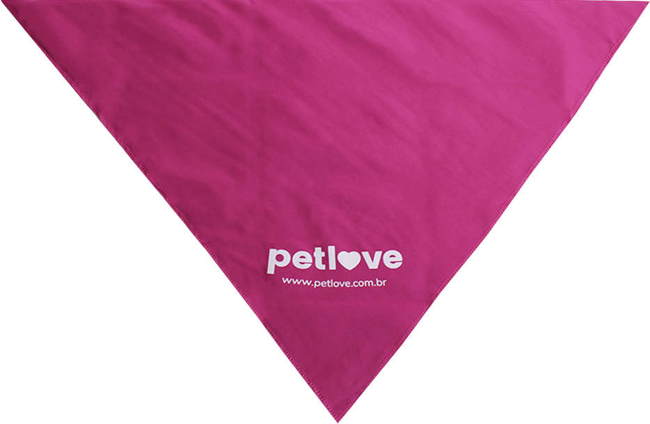 Bandana Petlove Coração - Pink