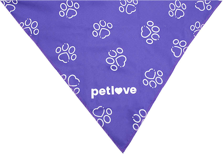 Bandana Petlove Patinhas - Roxa