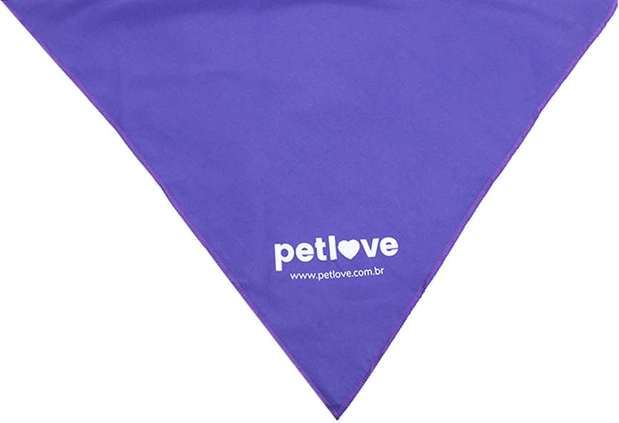 Bandana Petlove Patinhas - Roxa