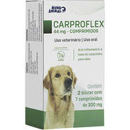 Anti-Inflamatório Mundo Animal Carproflex 44 mg para Cães - 14 Comprimidos