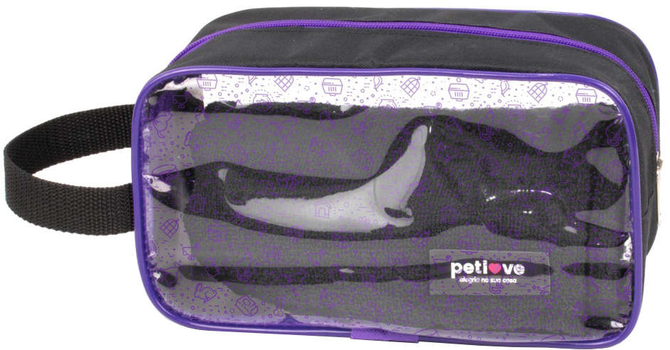 Kit Higiene Petlove Necessaire e Toalha de Banho - Tam. Único