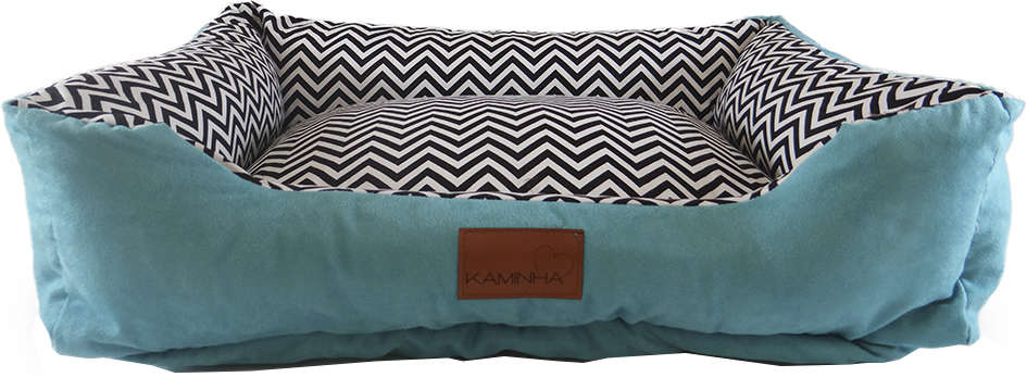 Cama Pet Veludo Turquesa - Tam. G
