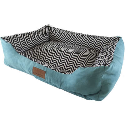Cama Pet Veludo Turquesa
