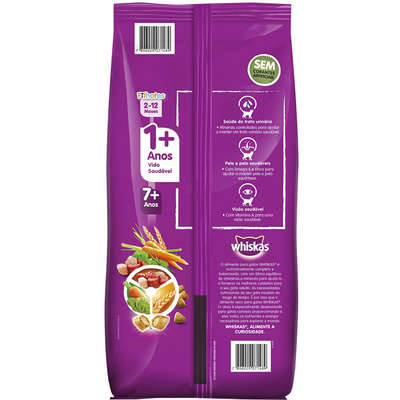 Ração Seca Whiskas Mix de Carnes para Gatos Adultos