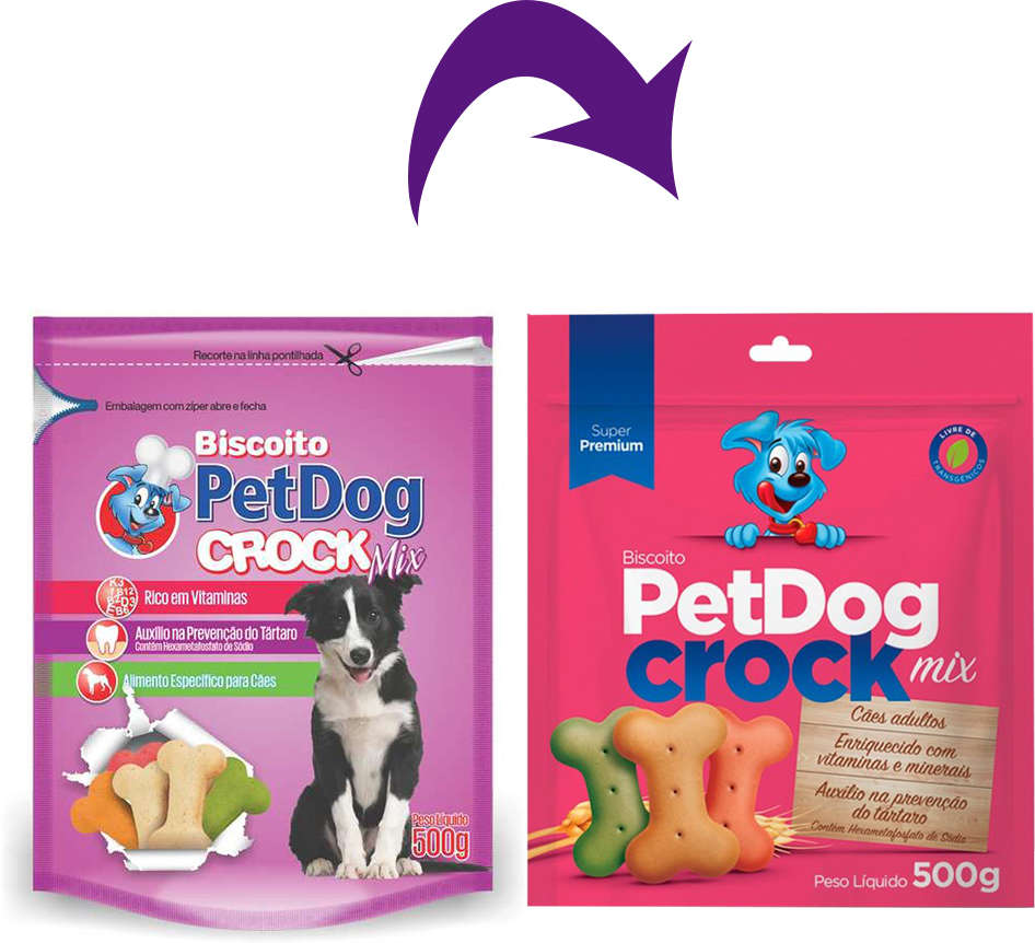 Biscoito Pet Dog Crock Mix - 500 g