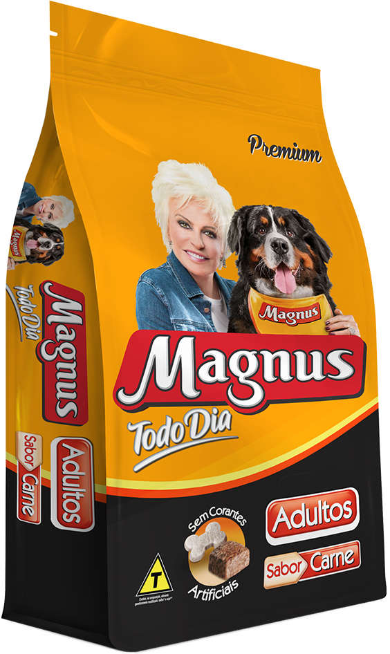 Ração Magnus Todo Dia Sabor Carne para Cães Adultos -15Kg