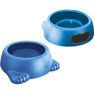 Comedouro Plástico Glamour Azul