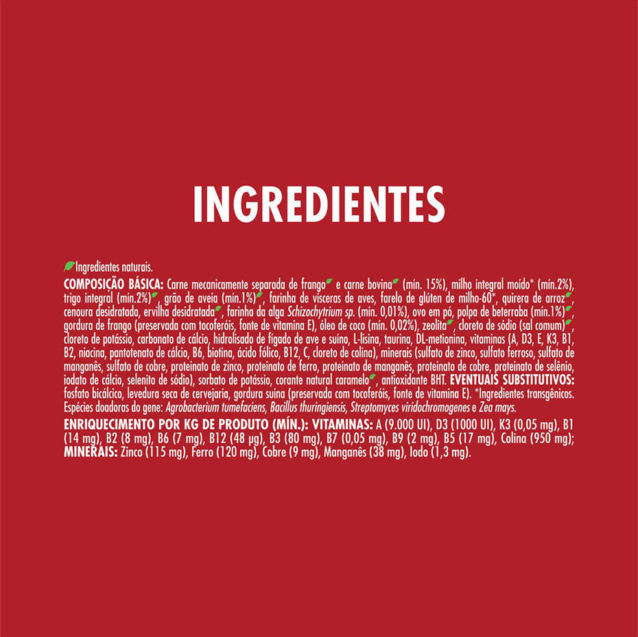 Ração Seca Nestlé Purina One Frango e Carne para Cães Adultos Raças Médias e Grandes - 2Kg