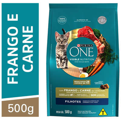 Ração Seca Nestlé Purina One Frango e Carne para Gatos Filhotes