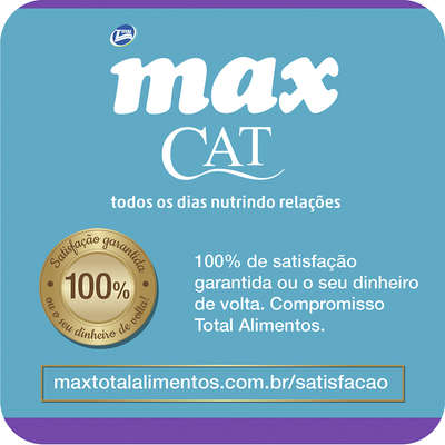 Ração Total Max Cat Nuggets Adultos Frango e Peixe