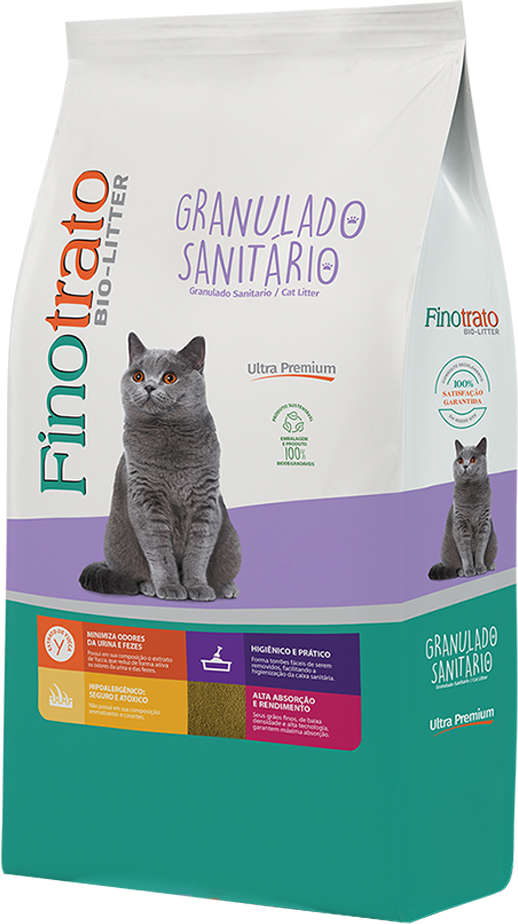 Granulado Sanitário Finotrato Bio-Litter Ultra Premium para Gatos - 2Kg