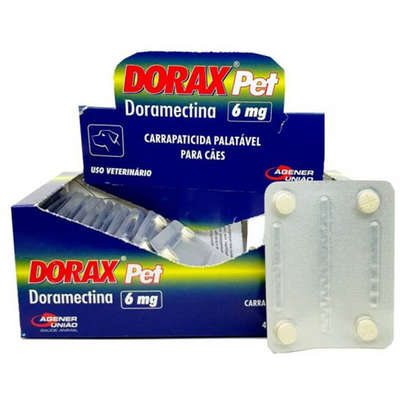 Dorax Pet Doramectina 6 mg para Cães