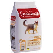 Ração Seca Cat Excellence Frango para Gatos Adultos - 3Kg