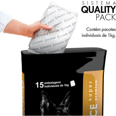 Ração Seca Dog Excellence Super Premium Light para Cães Adultos Raças Médias e Grandes