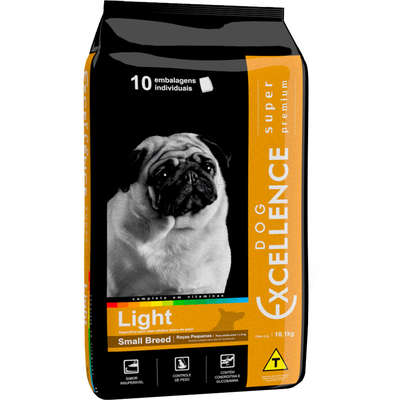 Ração Seca Dog Excellence Super Premium Light para Cães Adultos Raças Pequenas
