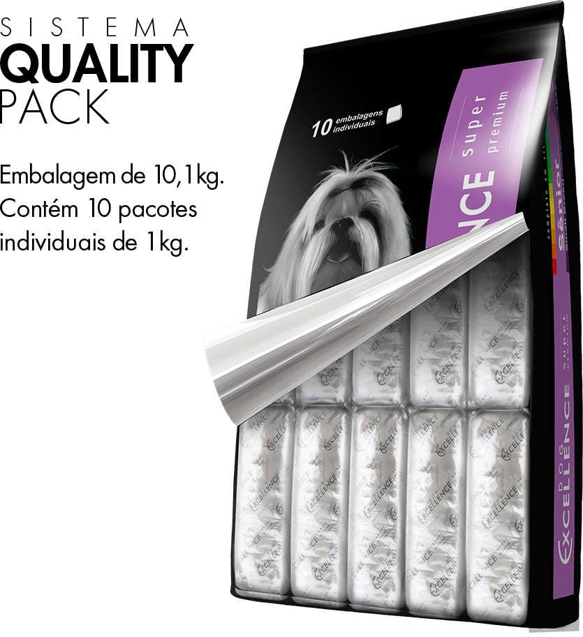 Ração Seca Dog Excellence Super Premium para Cães Sênior Raças Pequenas - 10,1Kg