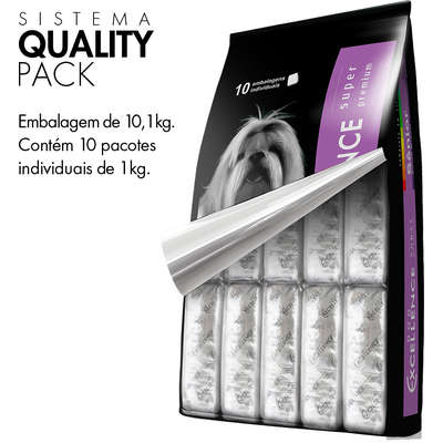 Ração Seca Dog Excellence Super Premium para Cães Sênior Raças Pequenas