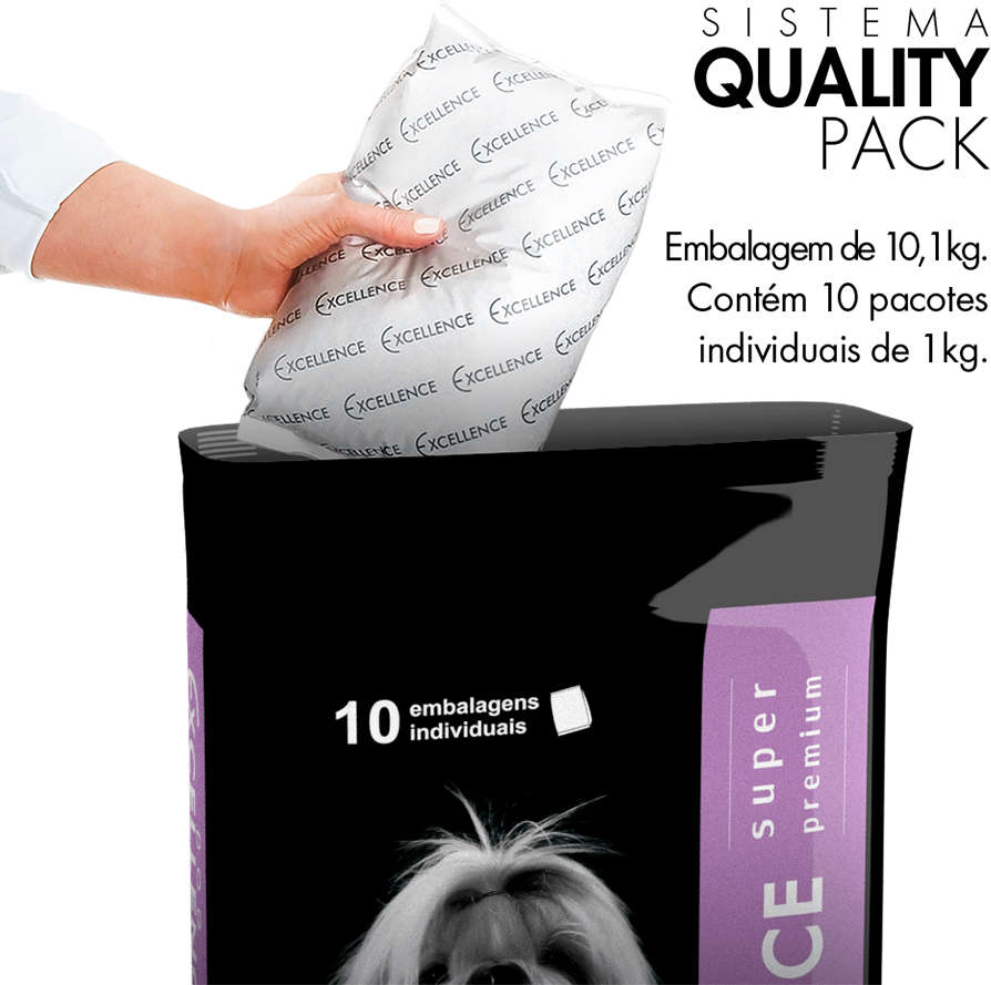 Ração Seca Dog Excellence Super Premium para Cães Sênior Raças Pequenas - 10,1Kg