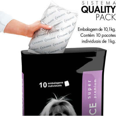 Ração Seca Dog Excellence Super Premium para Cães Sênior Raças Pequenas