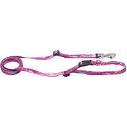 Guia Running Camuflada Rosa para Cães - Tam. P
