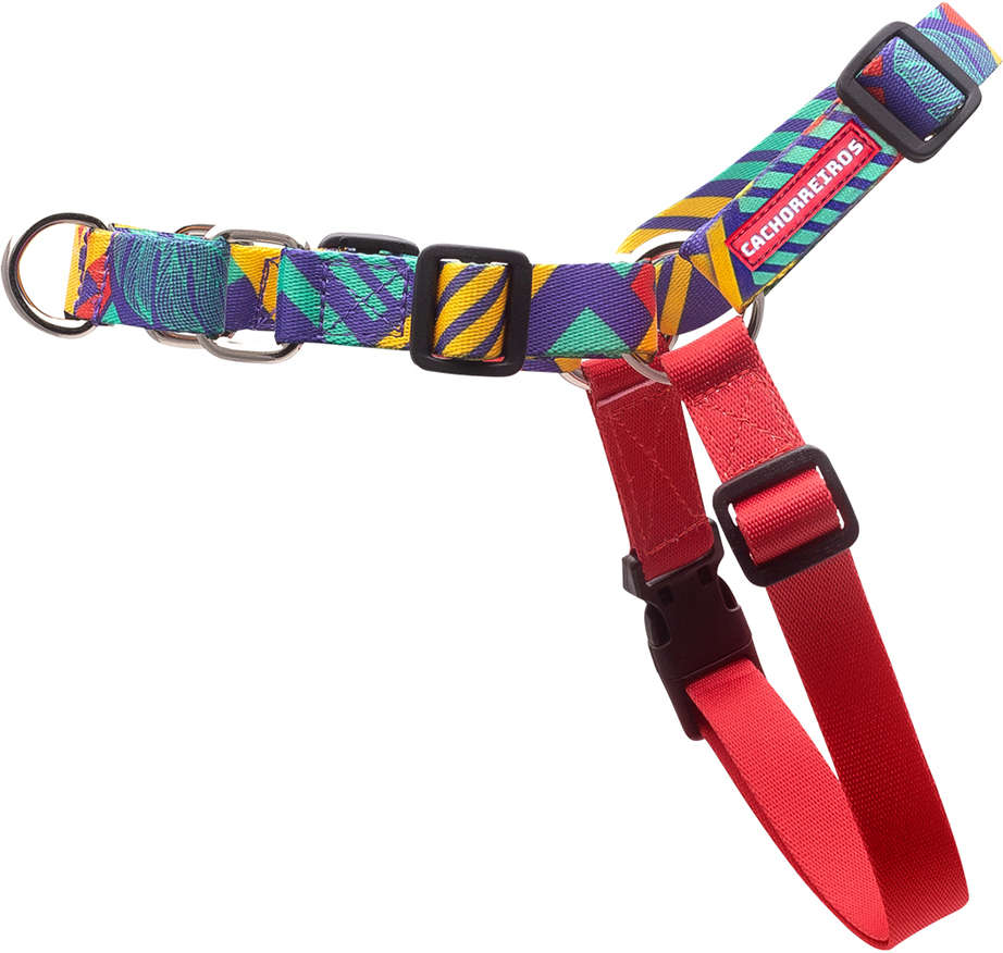 Peitoral Antipuxão T-Mutts para Cães - Tam. G