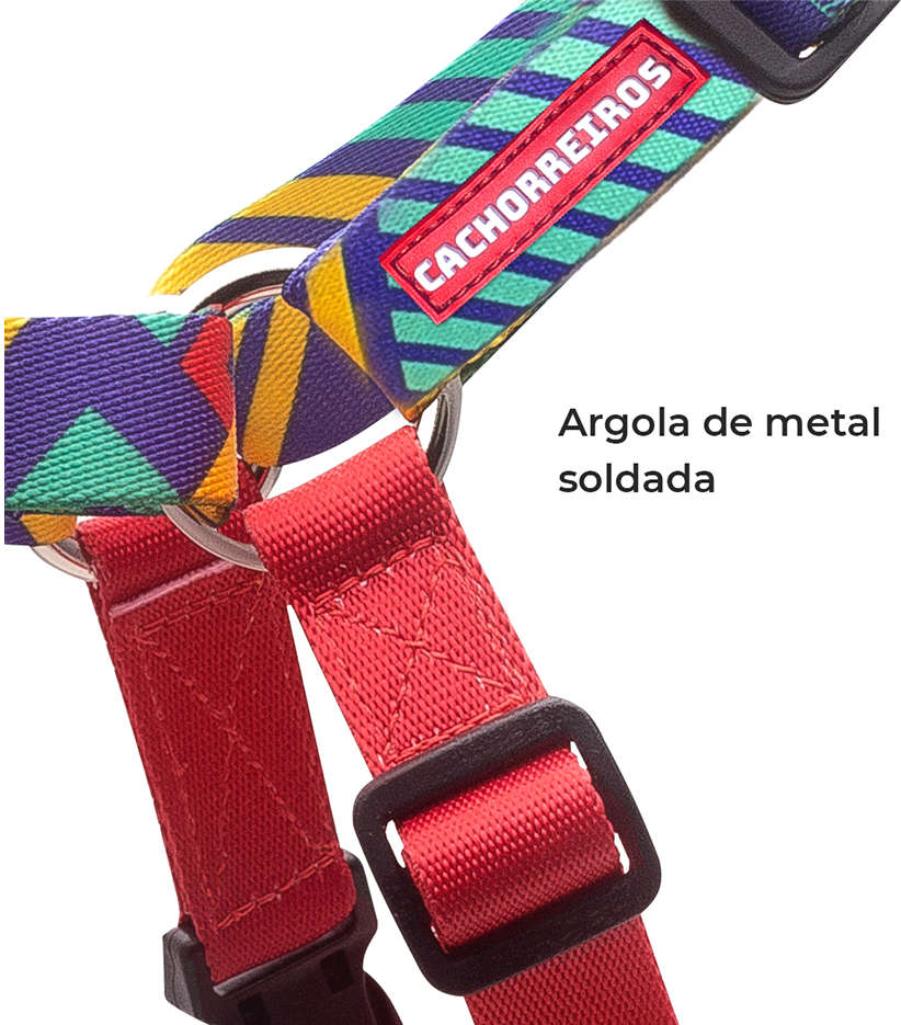 Peitoral Antipuxão T-Mutts para Cães - Tam. G