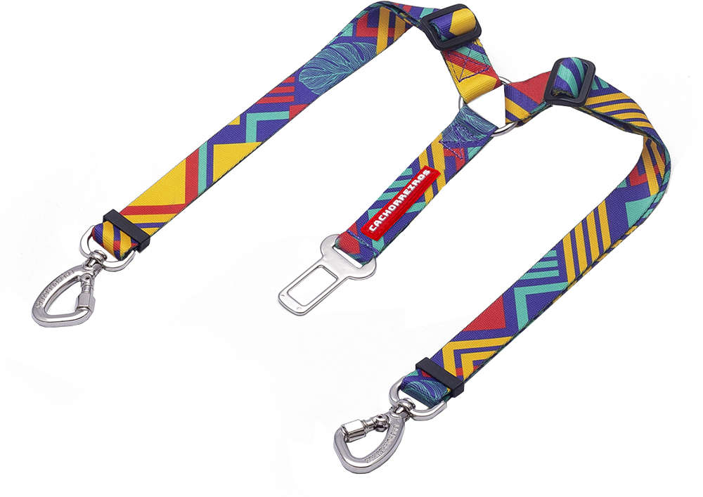 Cinto de Segurança Duplo T-Mutts para Cães - Tam. G
