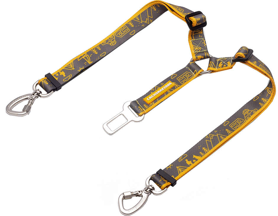 Cinto de Segurança Duplo Outdoor para Cães - Tam. G