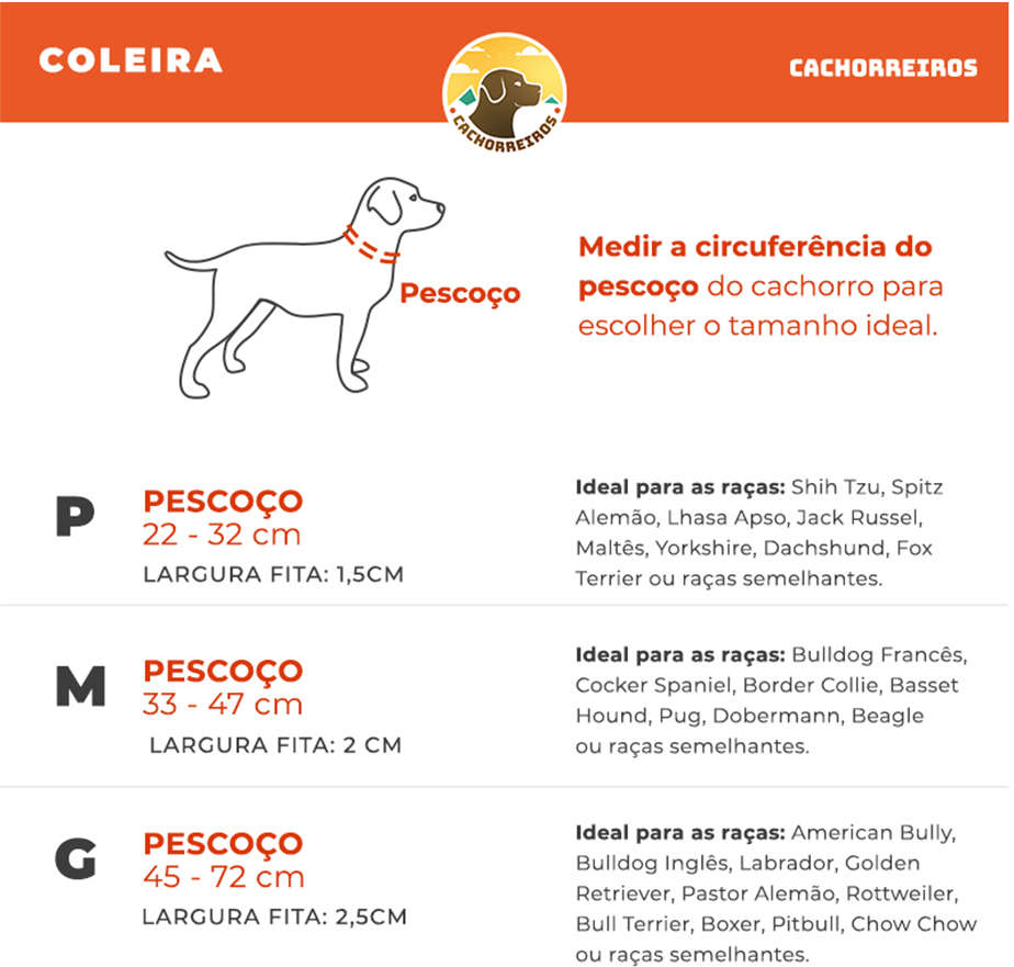 Coleira T-Mutts para Cães - Tam. M
