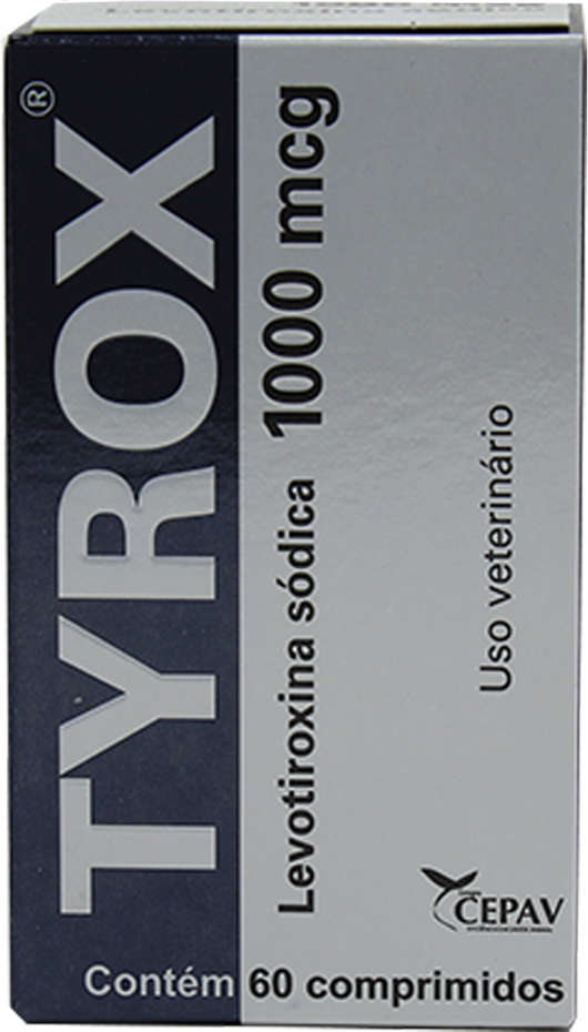 Repositor Hormonal Cepav Tyrox 1000 mcg - 60 Comprimidos