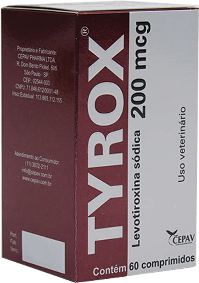 Repositor Hormonal Cepav Tyrox 200 mcg - 60 Comprimidos