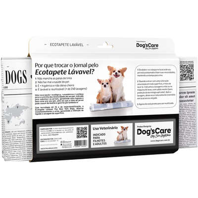 Tapete Higiênico Lavável Dog's Care The New York Dogs