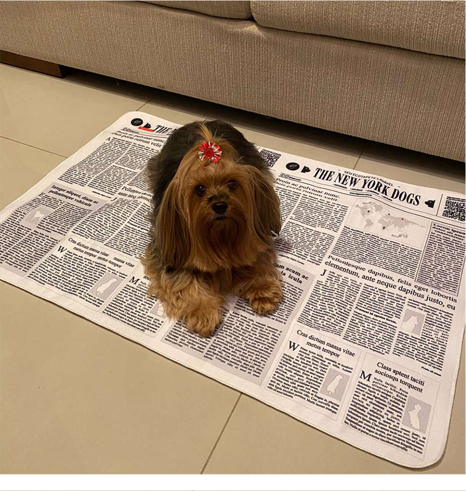 Tapete Higiênico Lavável Dog's Care The New York Dogs - Tam. Único