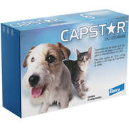 Antipulgas Elanco Capstar 11 mg para Cães e Gatos até 11,4Kg - 6 Comprimidos