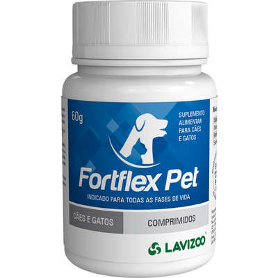 Suplemento Alimentar Lavizoo Fortflex Pet Comprimidos para Cães e Gatos