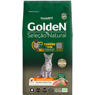 Ração Seca PremieR Pet Golden Seleção Natural para Gatos Adultos - 10,1Kg