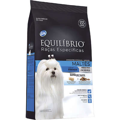 Ração Total Equilíbrio Raças Específicas Maltês Adulto Sabor Frango