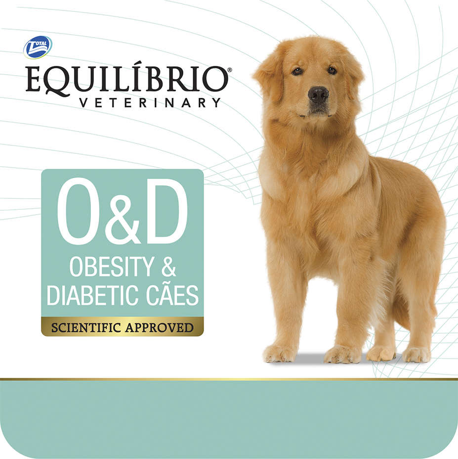 Ração Seca Total Equilíbrio Veterinary O&D Obesity & Diabetic Cães Adultos - 7,5Kg