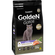 Ração Seca PremieR Pet Golden Gatos Adultos Salmão - 3Kg