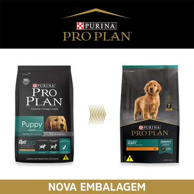 Ração Seca Nestlé Purina Pro Plan Frango Cães Filhotes Raças Médias