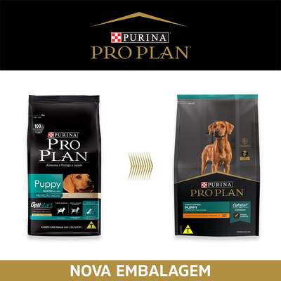 Ração Seca Nestlé Purina Pro Plan Frango Cães Filhotes Raças Grandes