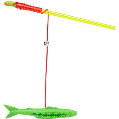 Brinquedo Varinha Dental Verde para Gatos