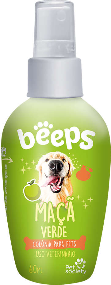 Colônia Pet Society Beeps Maçã Verde - 60 mL