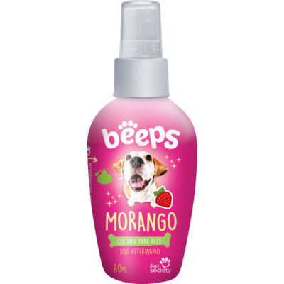 Colônia Pet Society Beeps Morango