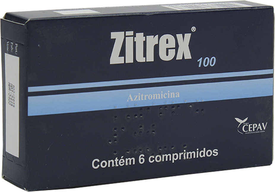 Zitrex 100mg - 6 comprimidos