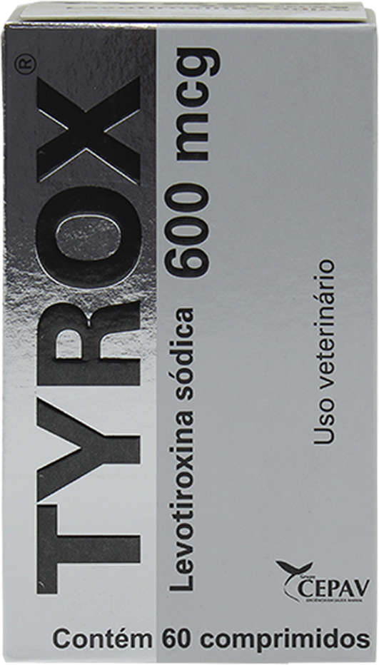 Repositor Hormonal Cepav Tyrox 600 mcg - 60 Comprimidos