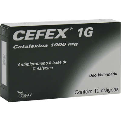 Antimicrobiano Cepav Cefex 1 g