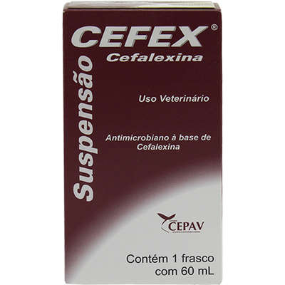 Antimicrobiano Cepav Cefex Suspensão