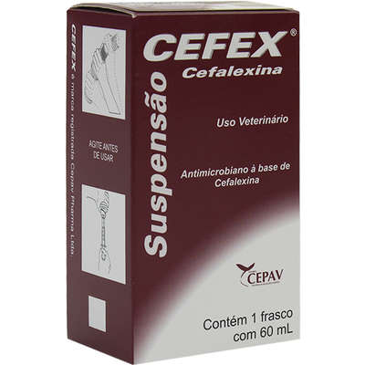 Antimicrobiano Cepav Cefex Suspensão