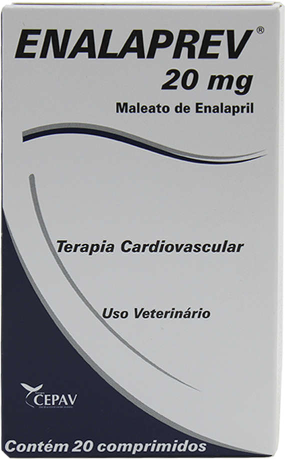 Cardiovascular Enalaprev 20 comprimidos - 5 mg